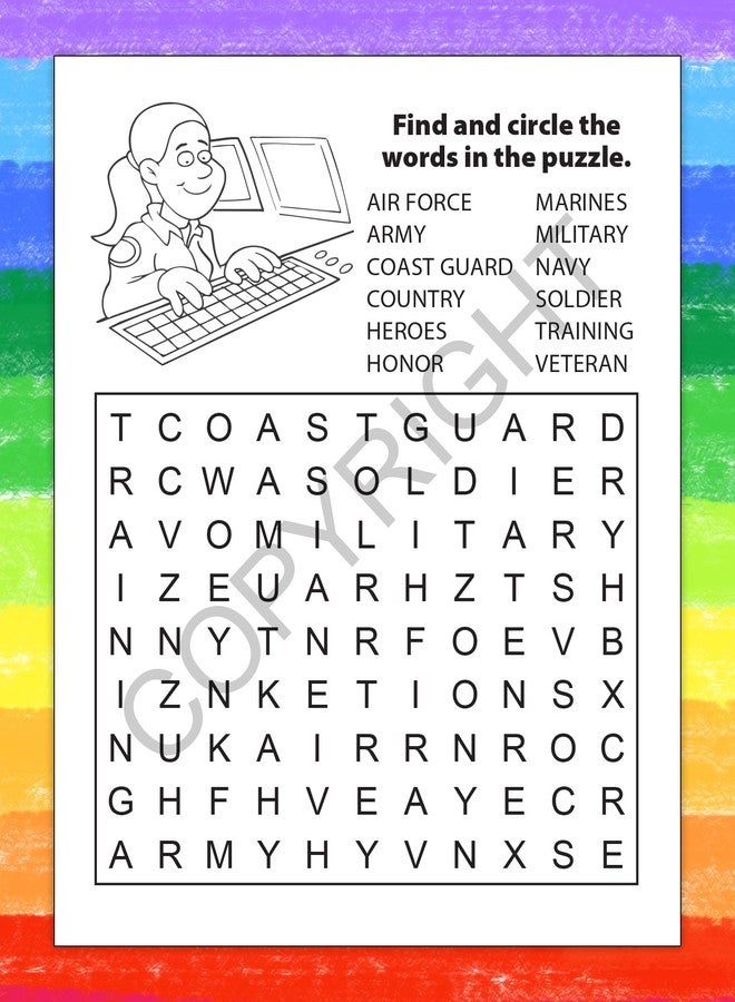 ZOCO - Patriotic Coloring & Activity Books for Kids (50 Bulk Pack, Without Crayons) - American Heroes Theme for 4th of July, Veterans Day & Military Events - Image 3